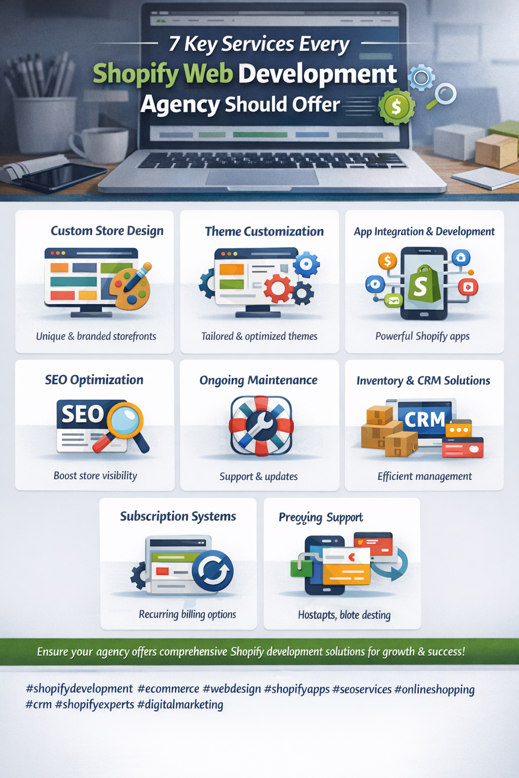 7 Key Services Every Shopify Web Development Agency Should Offe