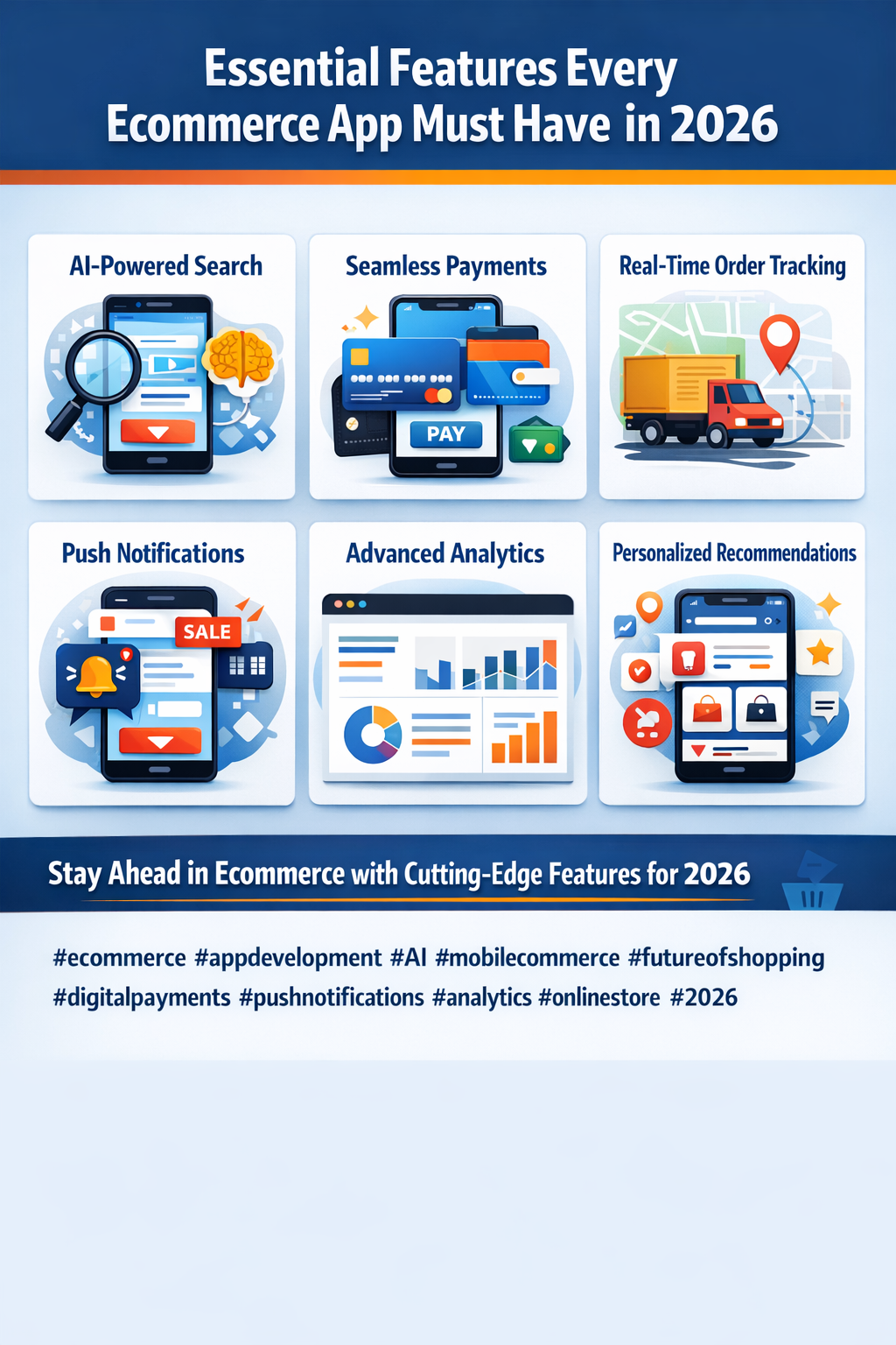 Essential Features Every Ecommerce App Must Have in 2026