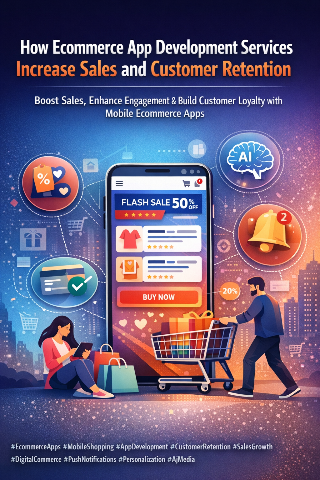 How Ecommerce App Development Services Increase Sales and Customer Retention