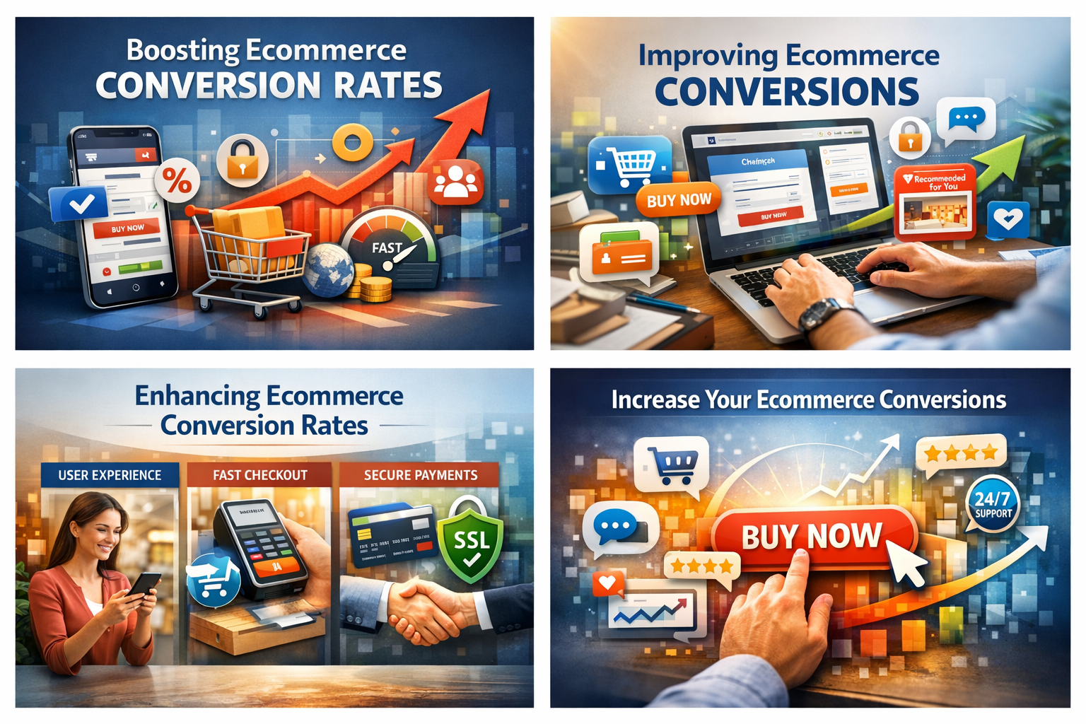 How Ecommerce Development Services Improve Conversion Rates