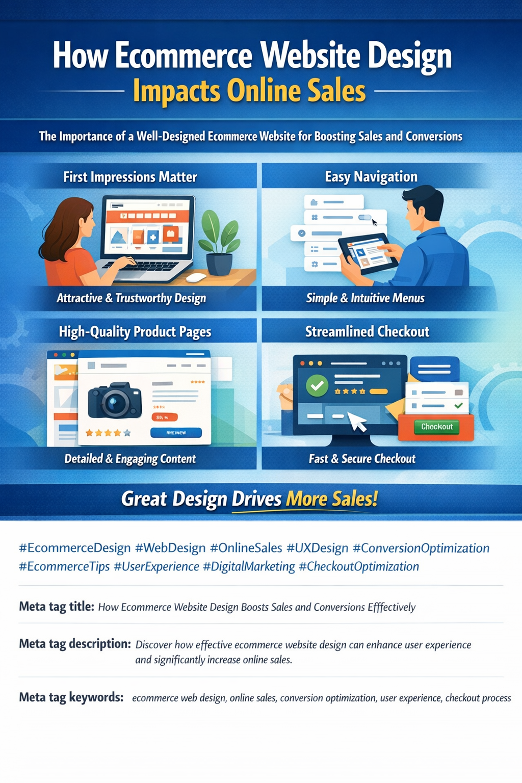 How Ecommerce Website Design Impacts Online Sales