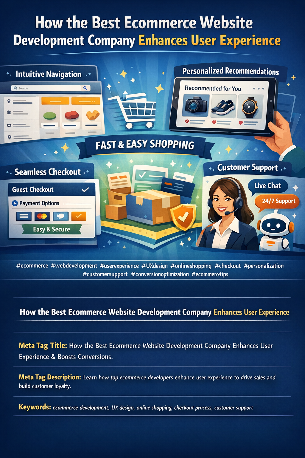 How the Best Ecommerce Website Development Company Enhances User Experience