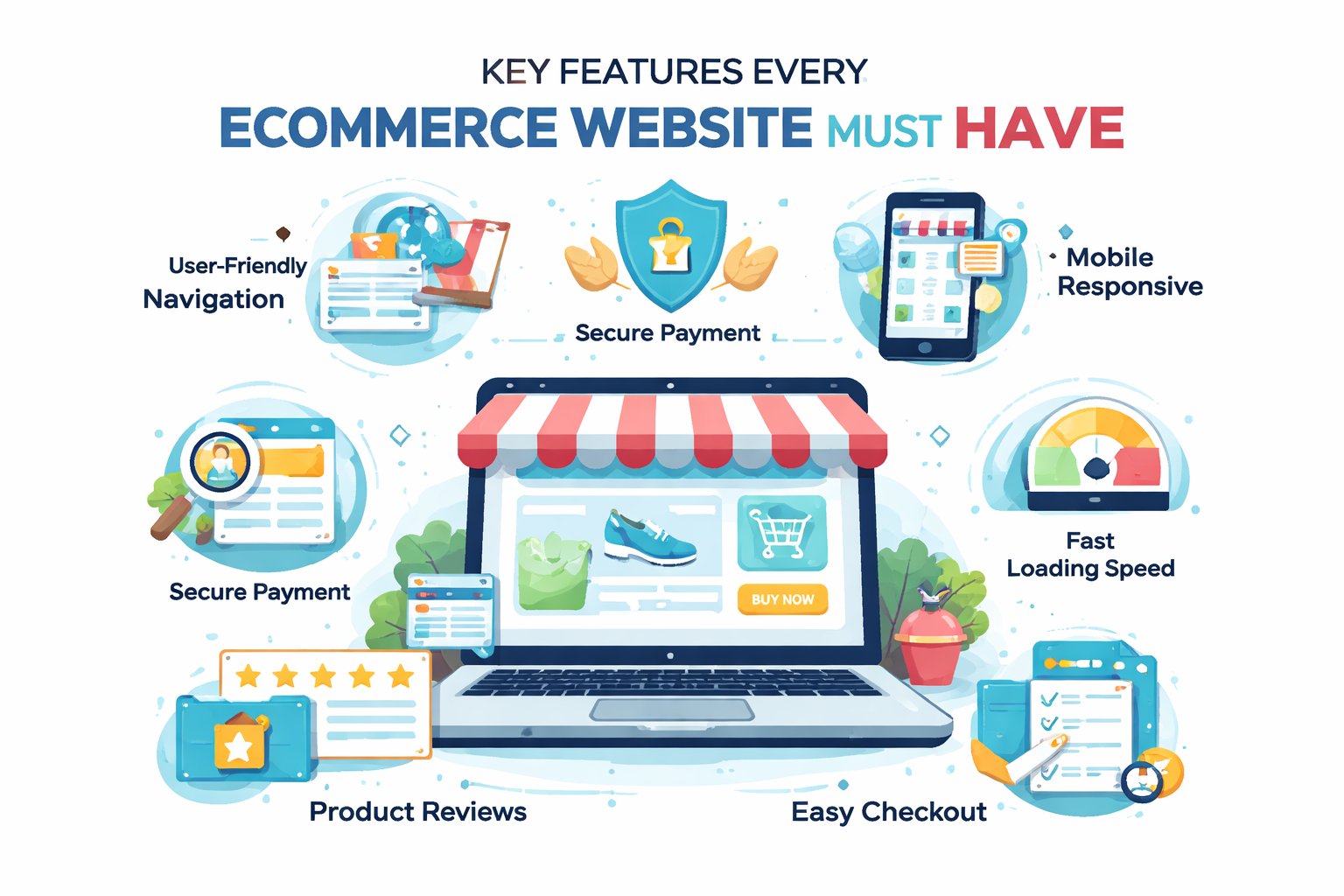 Key Features Every Ecommerce Website Must Have