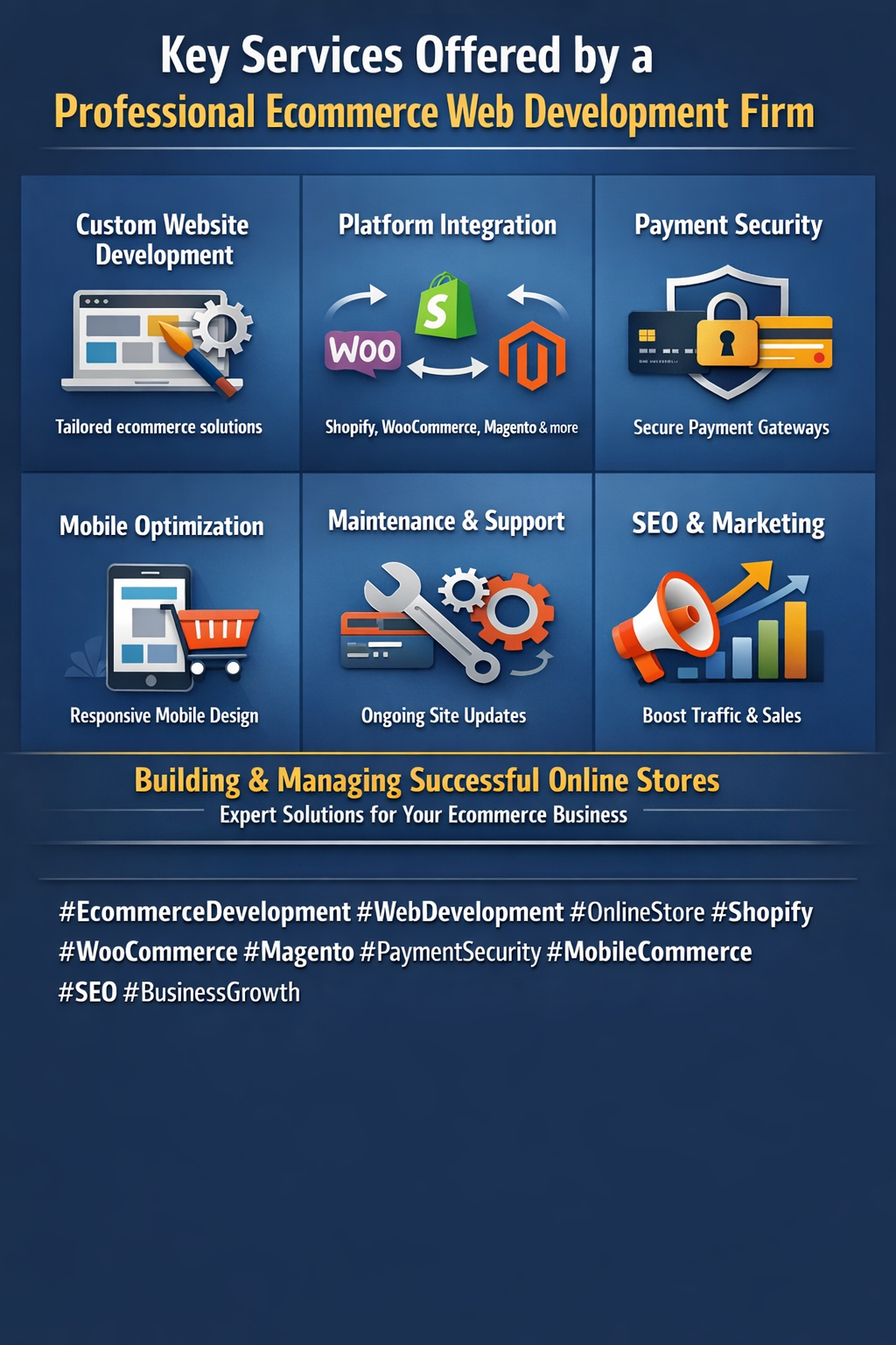 Key Services Offered by a Professional Ecommerce Web Development Firm