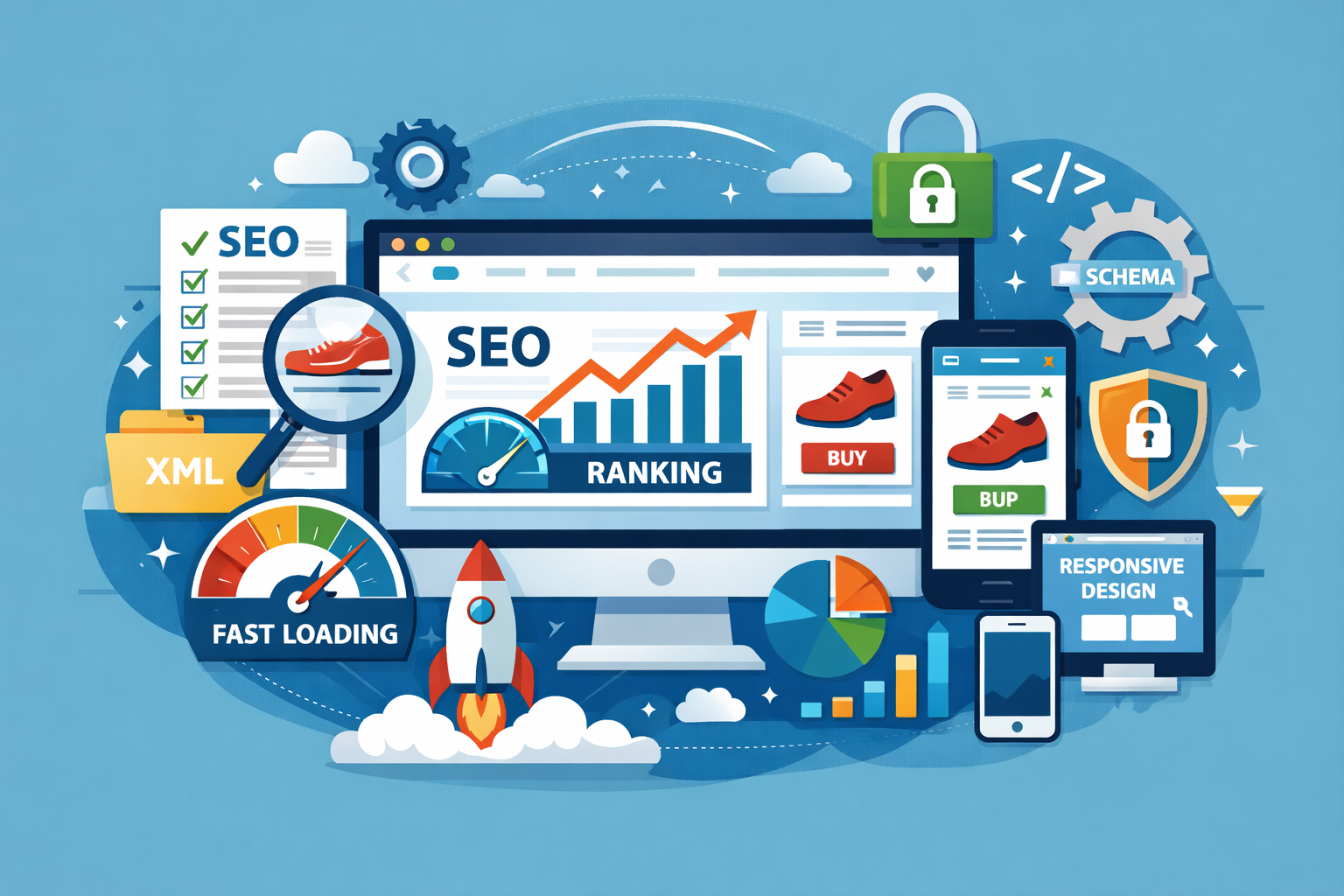 SEO Strategies Used by E Commerce Website Developers to Boost Rankings