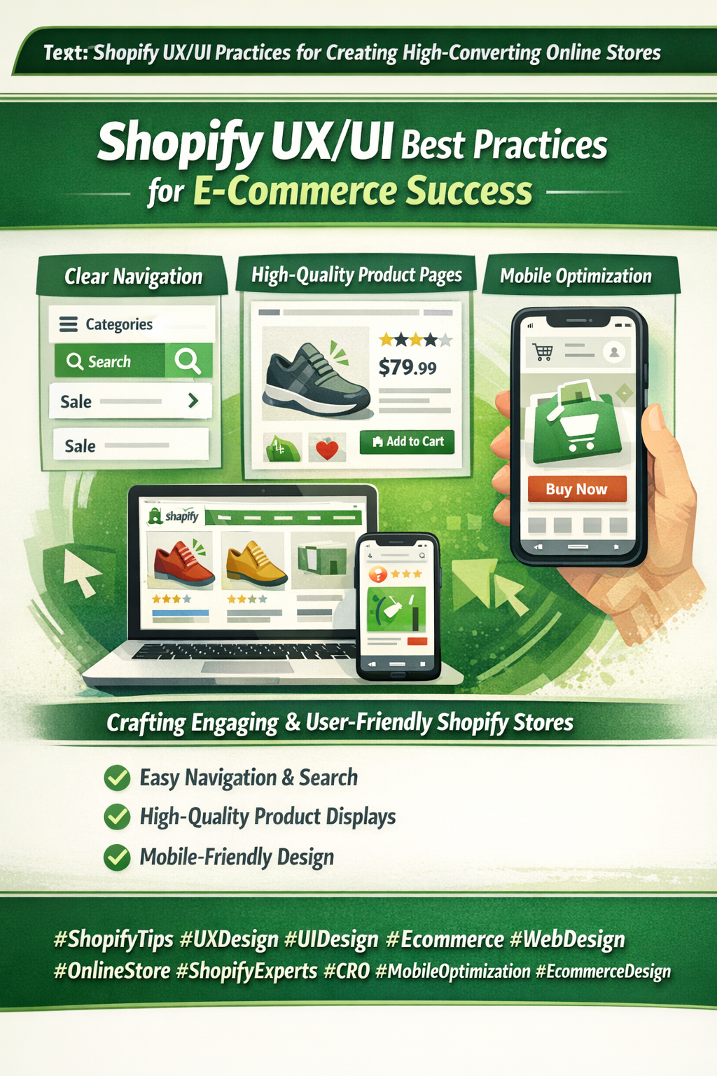 Shopify UX/UI Best Practices for E-commerce Success