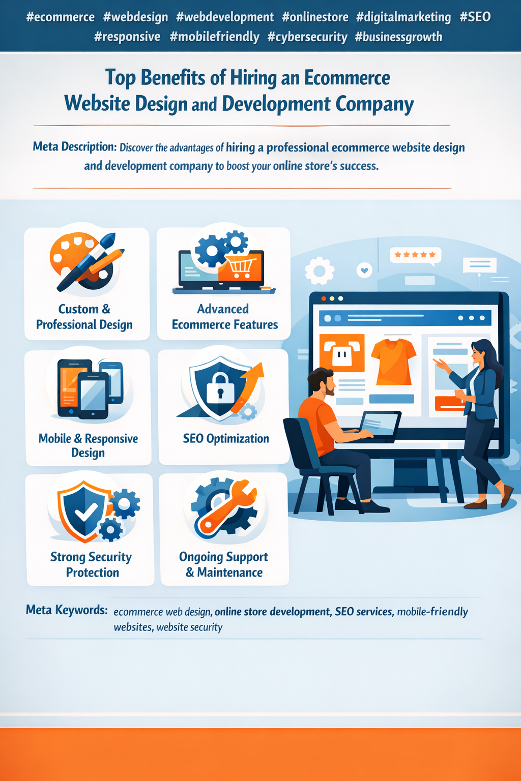 Top Benefits of Hiring an Ecommerce Website Design and Development Company