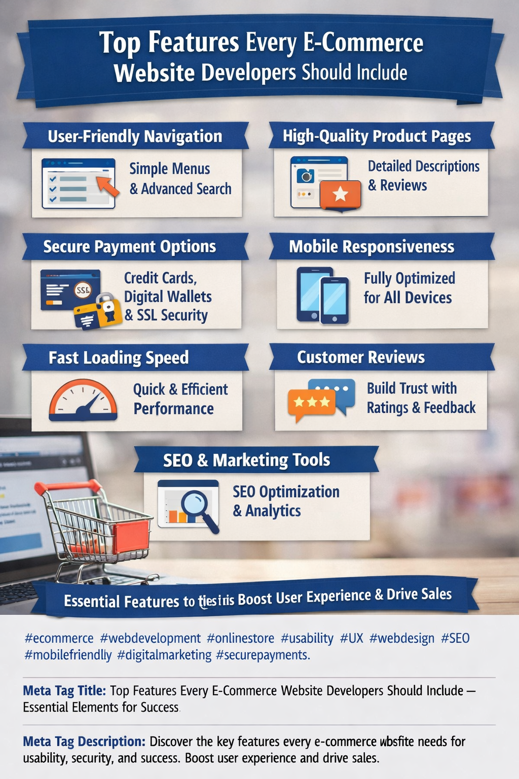 Top Features Every E Commerce Website Developers Should Include