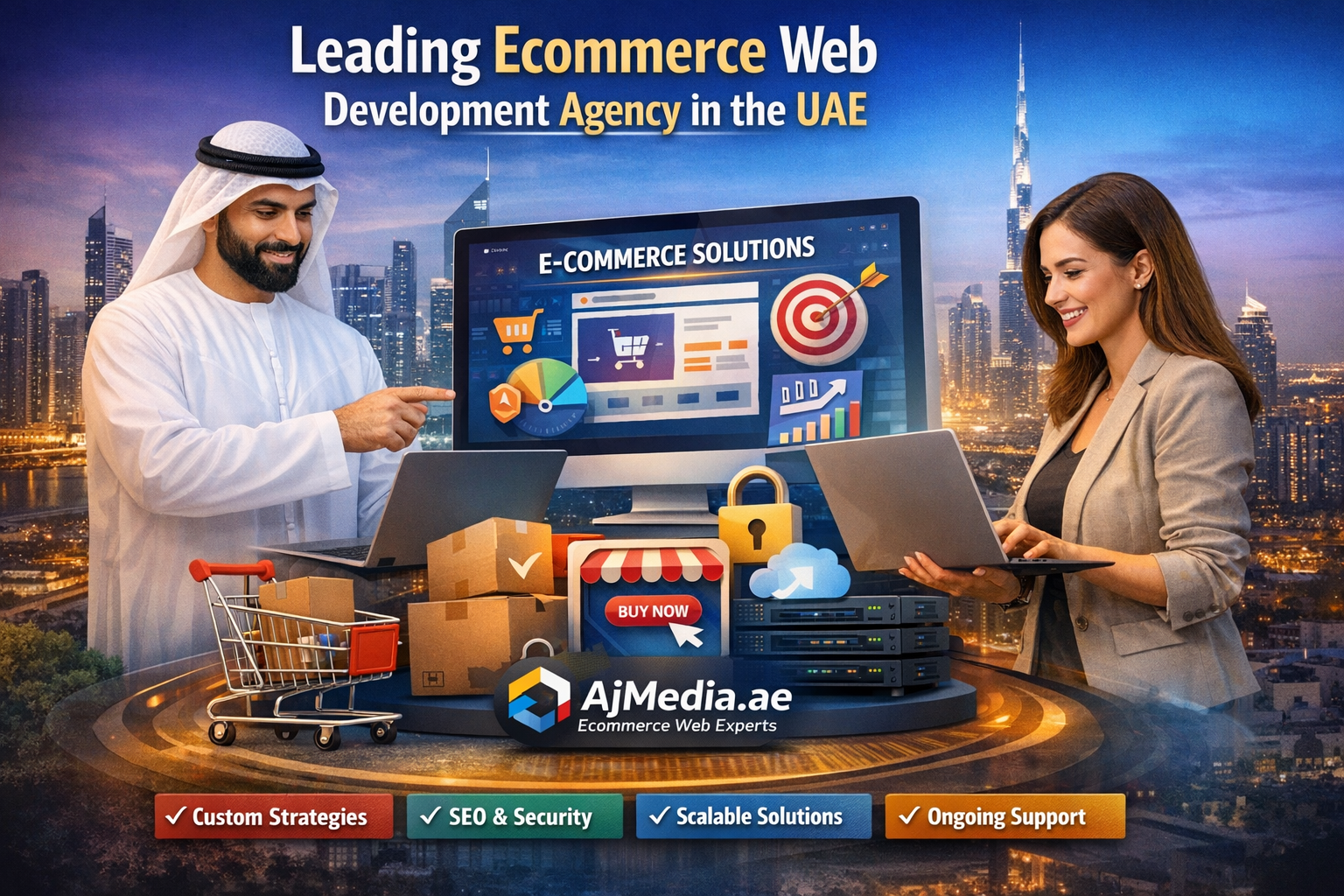 Why AjMedia.ae Is a Leading Ecommerce Web Development Agency in the UAE