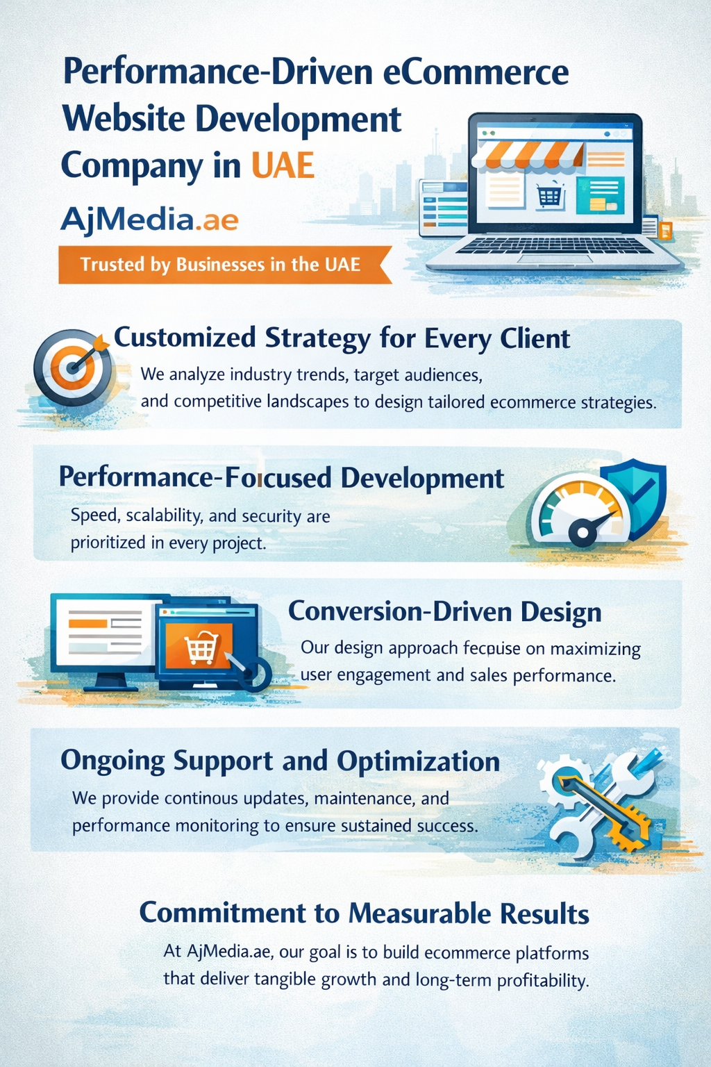 Why AjMedia.ae Is a Leading Ecommerce Website Development Company in the UAE